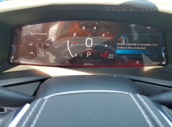 1G1YA2D4XT5102236 2026 CHEVROLET CORVETTE Black ძრავის განყოფილების ხედი