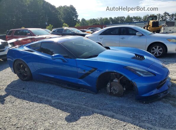 1G1YA2D71G5104280 2016 CHEVROLET CORVETTE Синий Передняя правая четверть