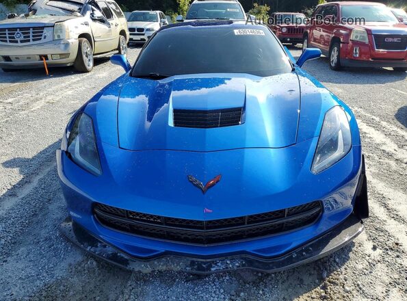 1G1YA2D71G5104280 2016 CHEVROLET CORVETTE Синий Вид спереди