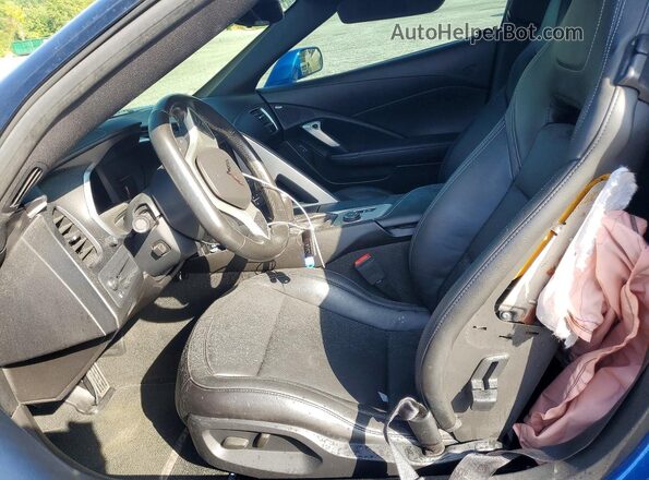 1G1YA2D71G5104280 2016 CHEVROLET CORVETTE Синий Вид салона спереди