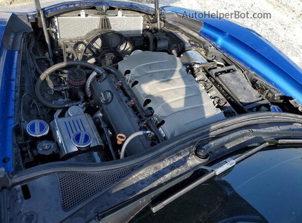 1G1YA2D71G5104280 2016 CHEVROLET CORVETTE Синий Вид задней части салона