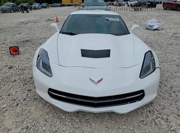 1G1YA2D74K5117114 2019 CHEVROLET CORVETTE Белый Вид спереди