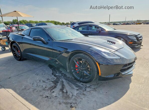 1G1YA2D77K5115809 2019 CHEVROLET CORVETTE Black წინა მარჯვენა