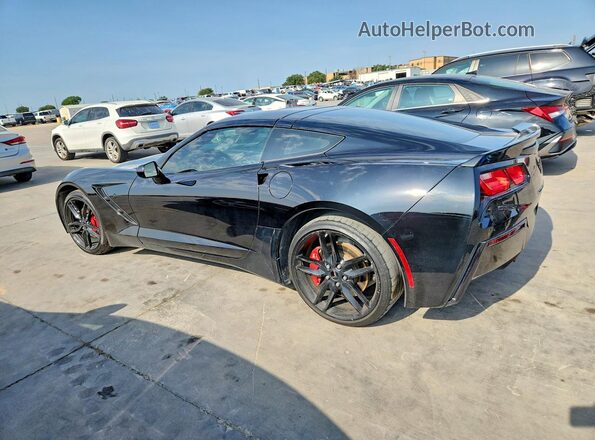 1G1YA2D77K5115809 2019 CHEVROLET CORVETTE Black უკანა მარცხენა