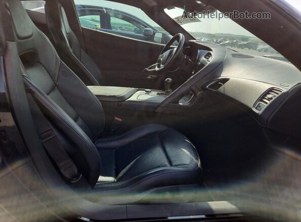1G1YA2D77K5115809 2019 CHEVROLET CORVETTE Black უკანა სავარძლების ხედი
