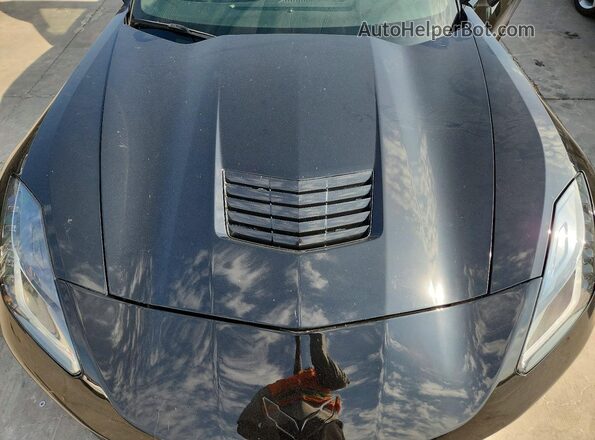 1G1YA2D77K5115809 2019 CHEVROLET CORVETTE Black უკანა სალონის ხედი