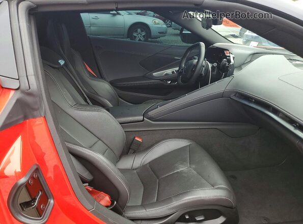 1G1YA3D46R5122059 2024 CHEVROLET CORVETTE Red Vista de los asientos traseros