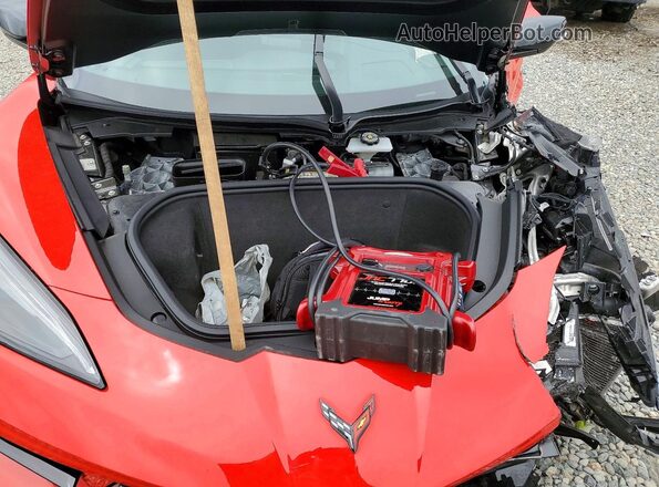 1G1YA3D46R5122059 2024 CHEVROLET CORVETTE Red Vista interior trasera