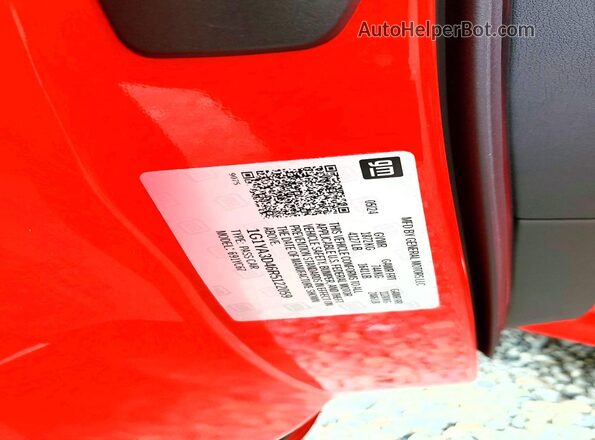 1G1YA3D46R5122059 2024 CHEVROLET CORVETTE Red Vista del compartimento del motor