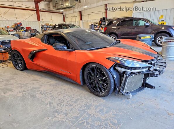 1G1YA3D49S5113152 2025 CHEVROLET CORVETTE Orange Передня права чверть