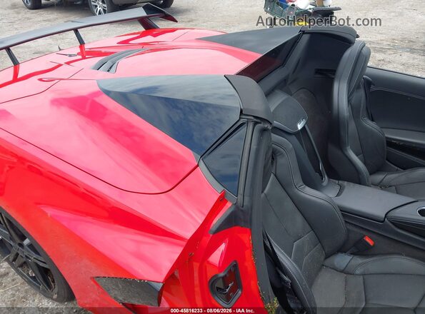 1G1YA3D49T5109748 2026 CHEVROLET CORVETTE Red VIN sticker view