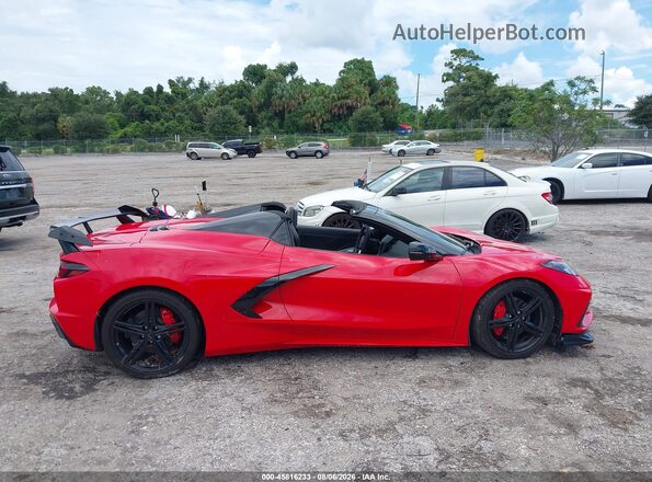 1G1YA3D49T5109748 2026 CHEVROLET CORVETTE Red Instrument cluster view