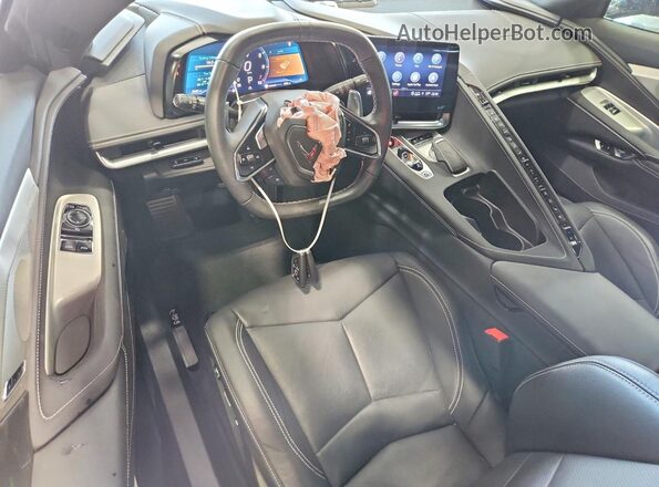 1G1YB2D41M5114418 2021 CHEVROLET CORVETTE Black Dashboard view