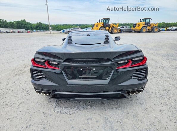 1G1YB2D42P5127375 2023 CHEVROLET CORVETTE Black Вид ззаду