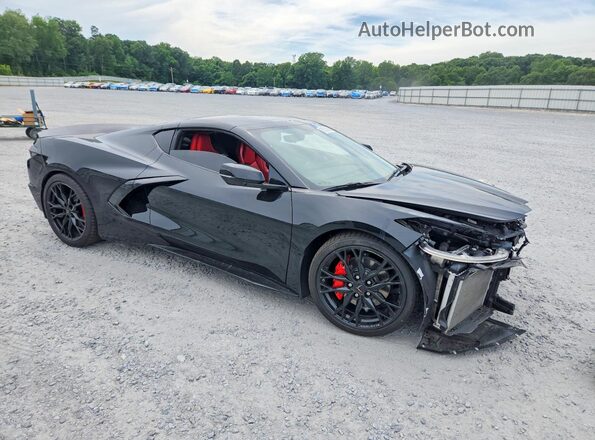 1G1YB2D42P5127375 2023 CHEVROLET CORVETTE Black Передня права чверть