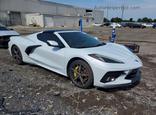 1G1YB2D44M5125574 2021 CHEVROLET CORVETTE White Delantero derecho