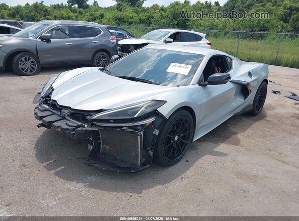 1G1YB2D45M5124773 2021 CHEVROLET CORVETTE Silver Передня ліва чверть
