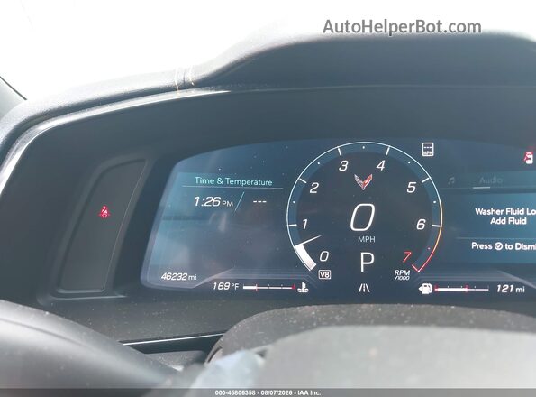 1G1YB2D45M5124773 2021 CHEVROLET CORVETTE Silver Вид задніх сидінь