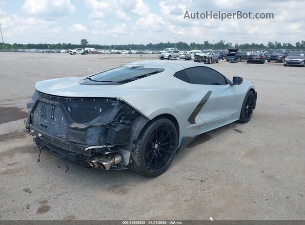 1G1YB2D45M5124773 2021 CHEVROLET CORVETTE Silver Задня права чверть