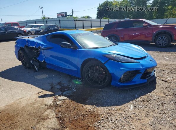 1G1YB2D45S5111616 2025 CHEVROLET CORVETTE Blue Передня права чверть