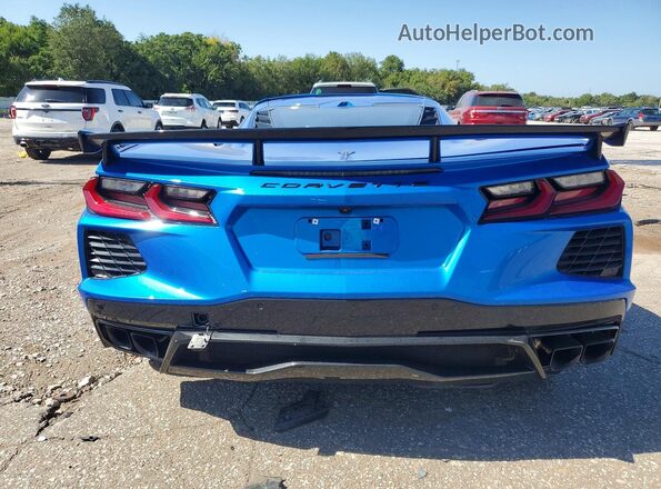 1G1YB2D45S5111616 2025 CHEVROLET CORVETTE Blue Вид ззаду
