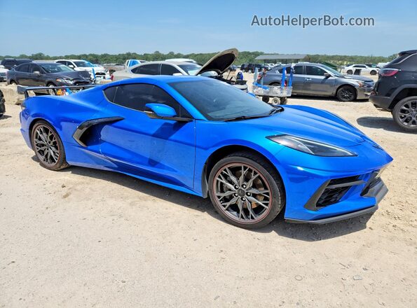 1G1YB2D46R5117435 2024 CHEVROLET CORVETTE Blue Przód prawy