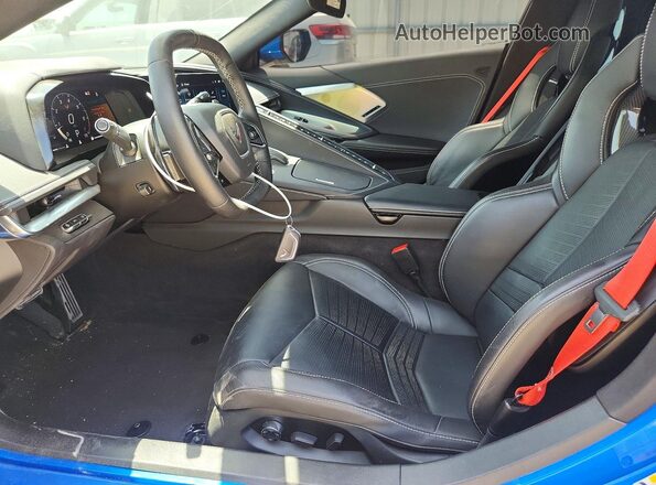 1G1YB2D46R5117435 2024 CHEVROLET CORVETTE Blue Widok wnętrza z przodu