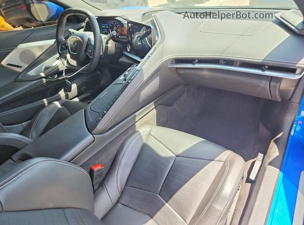 1G1YB2D46R5117435 2024 CHEVROLET CORVETTE Blue Widok deski rozdzielczej