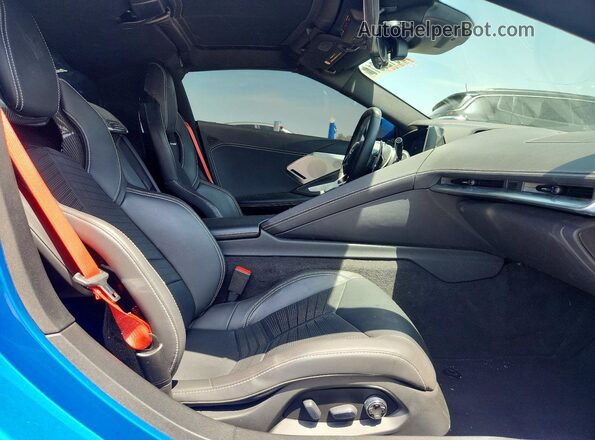 1G1YB2D46R5117435 2024 CHEVROLET CORVETTE Blue Widok tylnych siedzeń