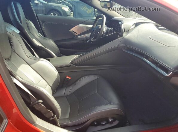 1G1YB2D47M5116383 2021 CHEVROLET CORVETTE Красный Вид задних сидений