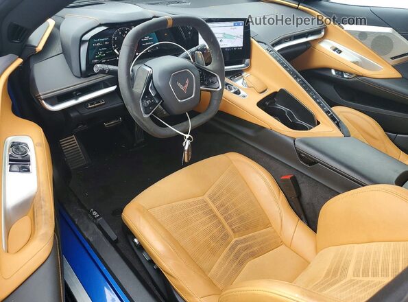 1G1YB2D48P5126652 2023 CHEVROLET CORVETTE Синий Вид панели приборов