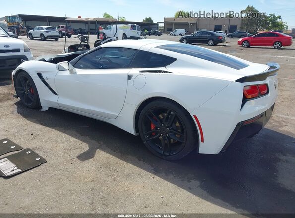 1G1YB2D72J5101313 2018 CHEVROLET CORVETTE Белый Задняя левая четверть