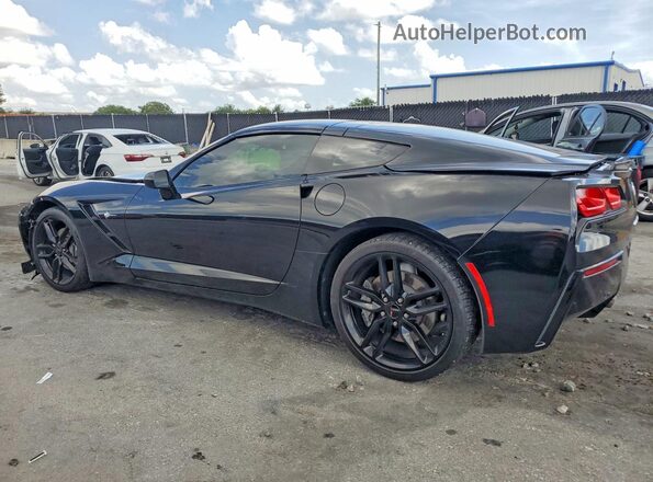 1G1YB2D72K5115505 2019 CHEVROLET CORVETTE Black Tył lewy