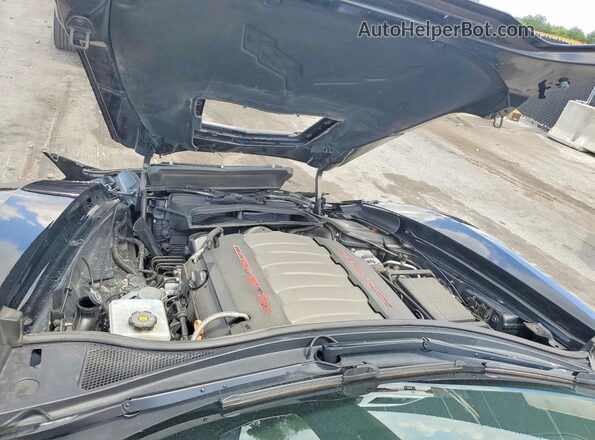 1G1YB2D72K5115505 2019 CHEVROLET CORVETTE Black Widok wnętrza z tyłu