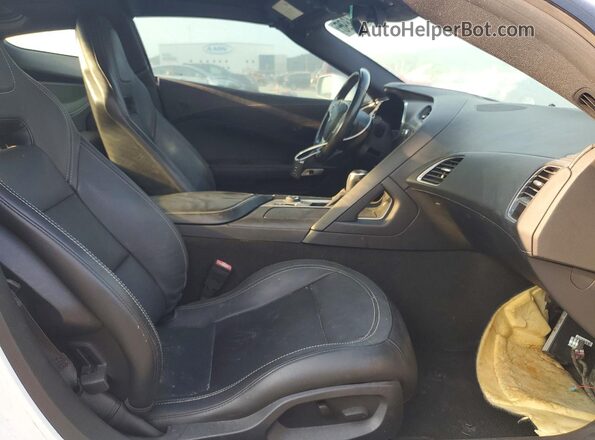 1G1YB2D73G5108537 2016 CHEVROLET CORVETTE White Вид салону спереду