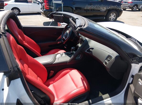 1G1YB2D78K5123897 2019 CHEVROLET CORVETTE White Front interior view