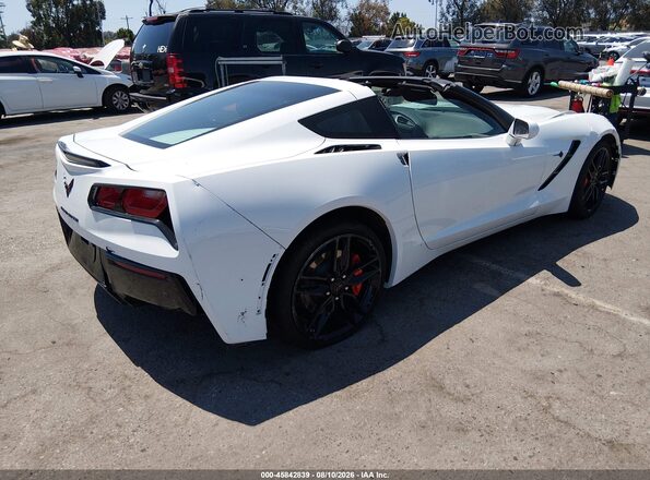 1G1YB2D78K5123897 2019 CHEVROLET CORVETTE White Rear right