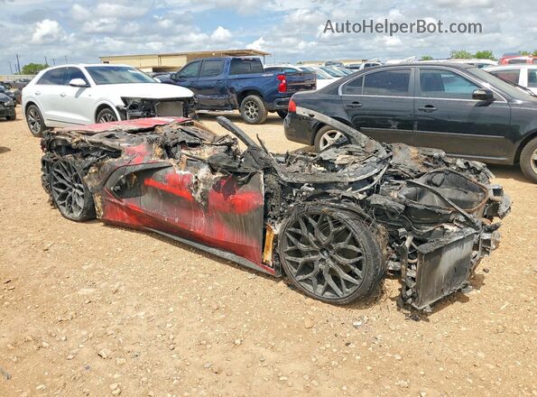 1G1YB3D40M5117512 2021 CHEVROLET CORVETTE Красный Передняя правая четверть