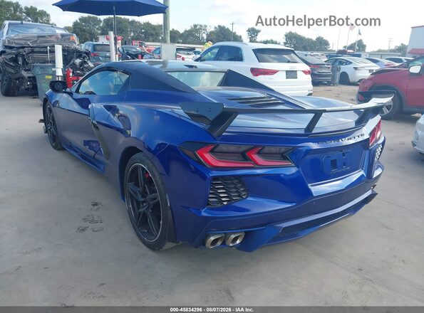 1G1YB3D42N5111874 2022 CHEVROLET CORVETTE Dark Blue Հետևի ձախ