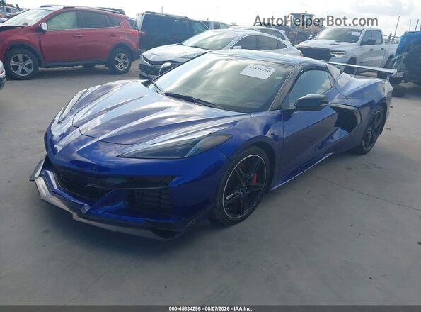 1G1YB3D42N5111874 2022 CHEVROLET CORVETTE Dark Blue Առջևի ձախ երեք քառորդ տեսարան