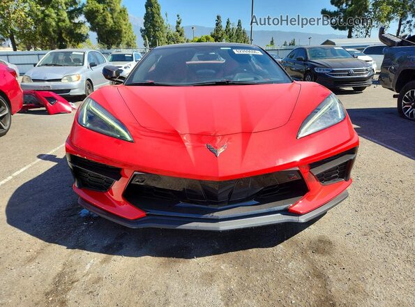 1G1YB3D45M5123046 2021 CHEVROLET CORVETTE Red Vista frontal