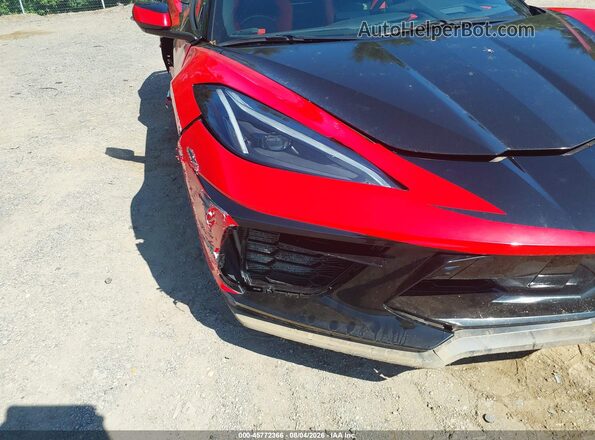 1G1YB3D4XM5109885 2021 CHEVROLET CORVETTE Red Вид спереду