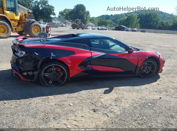 1G1YB3D4XM5109885 2021 CHEVROLET CORVETTE Red Панорамний вид салону 360°
