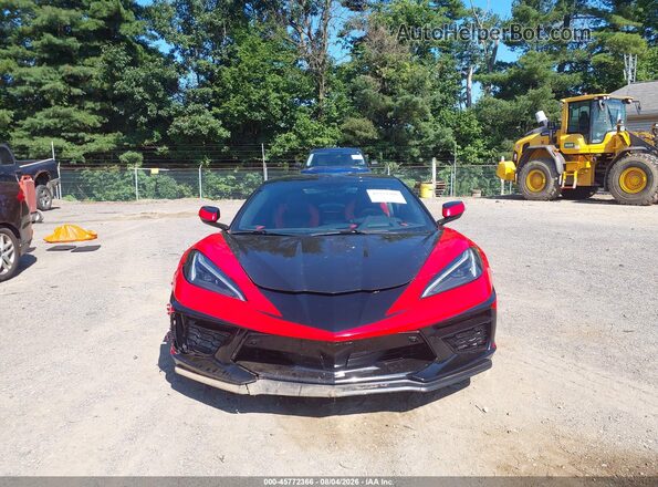 1G1YB3D4XM5109885 2021 CHEVROLET CORVETTE Red Вид задньої частини салону