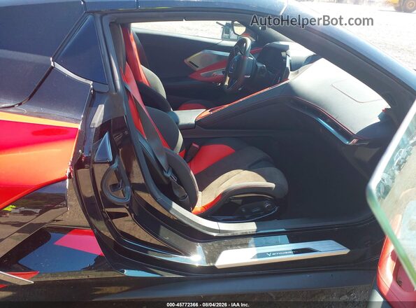 1G1YB3D4XM5109885 2021 CHEVROLET CORVETTE Red Вид салону спереду