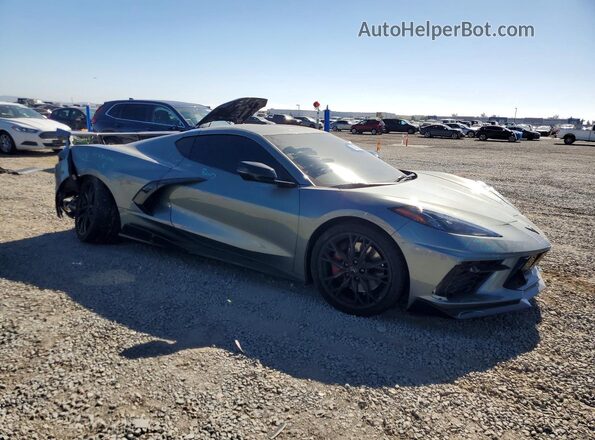 1G1YC2D42P5104028 2023 CHEVROLET CORVETTE Серый Передняя правая четверть