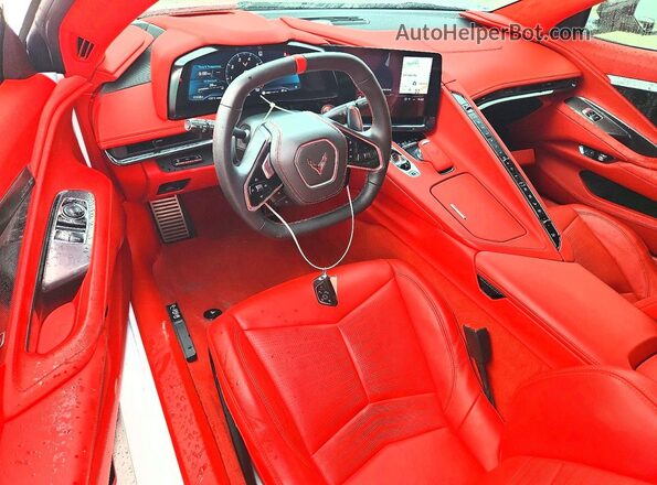 1G1YC2D43P5106192 2023 CHEVROLET CORVETTE White წინა პანელის ხედი
