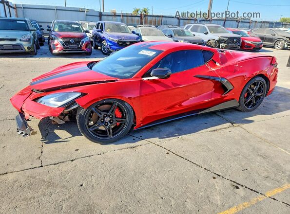 1G1YC2D44M5117083 2021 CHEVROLET CORVETTE Red უკანა მარჯვენა