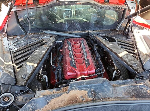 1G1YC2D44M5117083 2021 CHEVROLET CORVETTE Red 