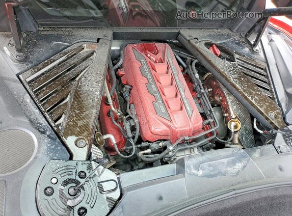 1G1YC2D46N5114624 2022 CHEVROLET CORVETTE Красный Вид задней части салона